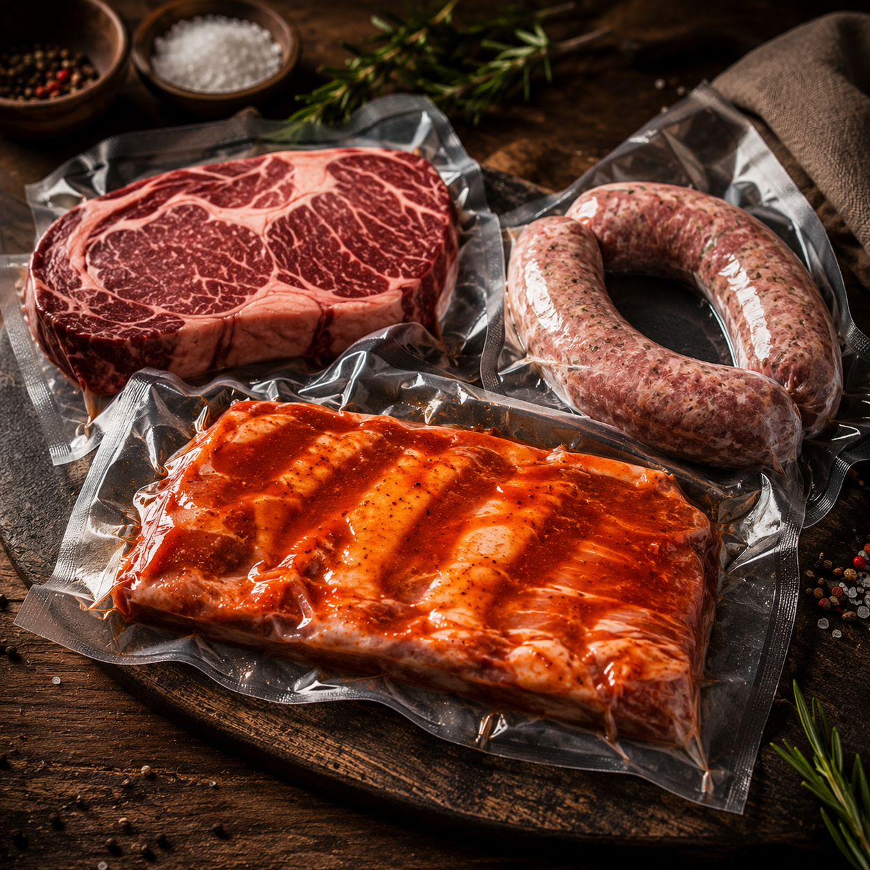 Servicio de sellado al vacío de carne en Carnicería La Orquídea