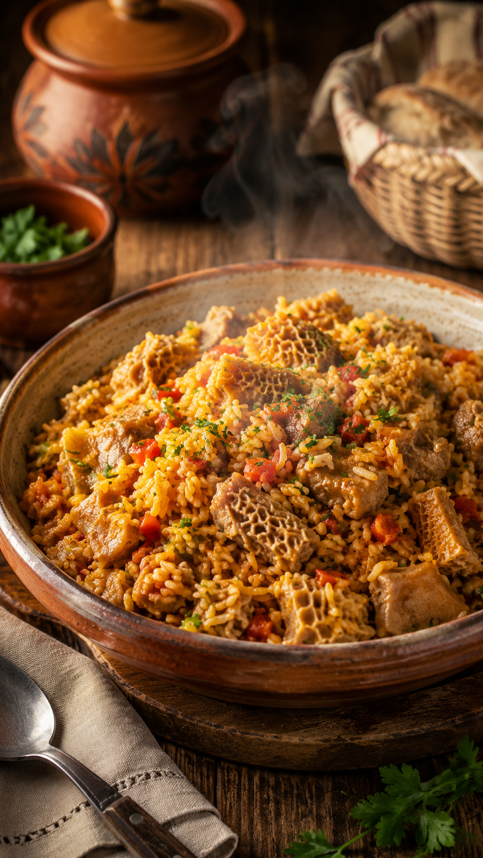 Arroz con Mondongo tradicional