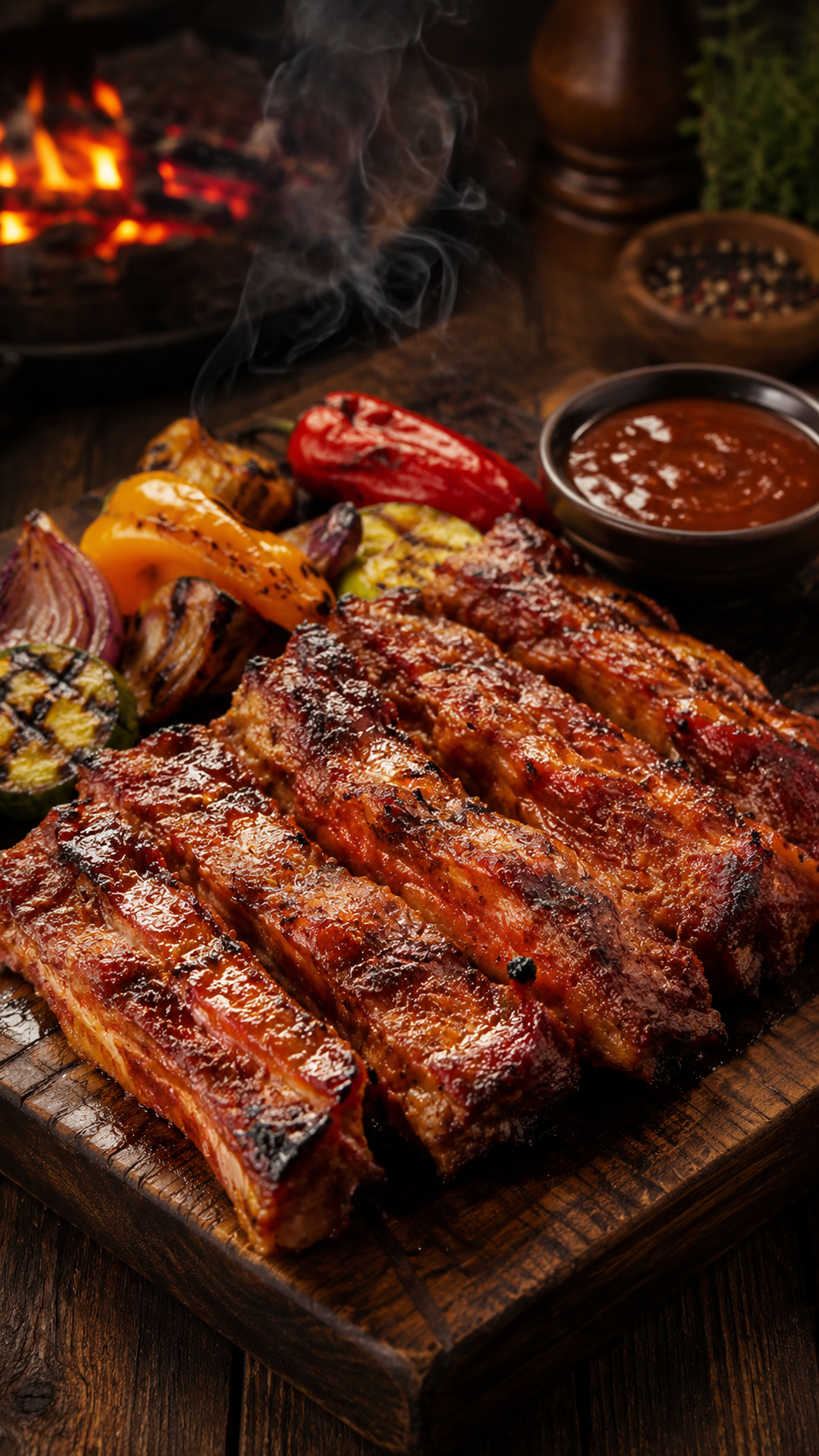 Costilla a la parrilla