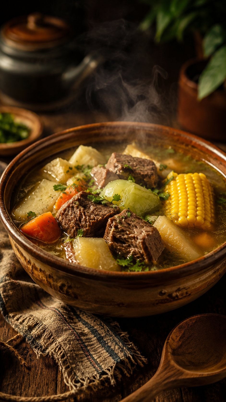 Olla de carne costarricense