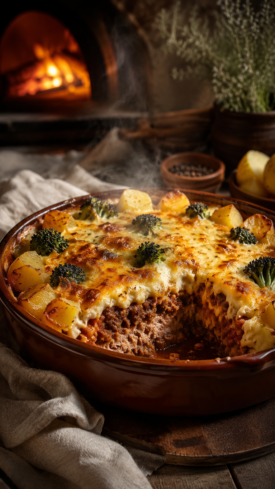 Pastel de Tres Carnes al horno